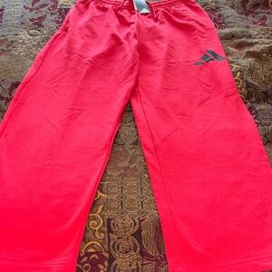 Adidas Three Stripes Terry Lined Loose Cotton Pant